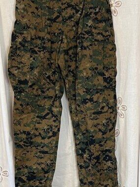 Camouflage Cargo Pants Green Brown 27-31